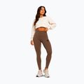 Damen-Trainingsleggings Octagon Legion Ribber brown 2