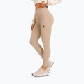 Damen-Trainingsleggings Octagon Legion Ribber beige 4