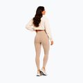 Damen-Trainingsleggings Octagon Legion Ribber beige 7