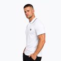 Herren-Poloshirt Octagon Legion Tipped Small Logo 3D Polo white 3