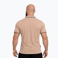 Herren-Poloshirt Octagon Legion Tipped Small Logo 3D Polo beige 2