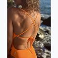 Damen-Einteiler Badeanzug Clap Dwuwarstwowy Wiązany summer orange 3