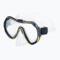 AQUA-SPEED Java + Elba Maske + Schnorchel Tauchset gelb-grau 614 2