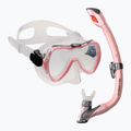 AQUA-SPEED Kindertauchset Enzo + Evo Maske + Schnorchel rosa 604