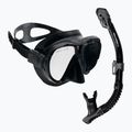 AQUA-SPEED Vanua + Borneo Tauchset Maske + Schnorchel schwarz 610