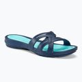 Damen Pantoletten AQUA-SPEED Panama navy blau/blau