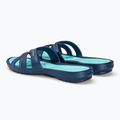 Damen Pantoletten AQUA-SPEED Panama navy blau/blau 3