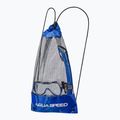 AQUA-SPEED Schnorchelset Enzo + Evo Maske + Schnorchel + Tasche blau 4