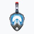 AQUA-SPEED Brizo Vollgesichtsmaske zum Schnorcheln + Kamerahalter schwarz/blau 2