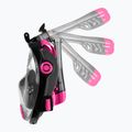 AQUA-SPEED Spectra 2.0 Vollgesichtsmaske zum Schnorcheln schwarz/rosa 4
