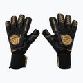 Football Masters Spannung Plus NC v 4.0 Torwarthandschuhe schwarz und gold 1169-4