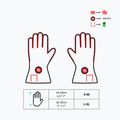 Glovii GEG grau beheizte Handschuhe 12