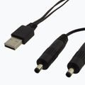 USB-Ladekabel für Glovia GE33C beheizte Handschuhe, Hausschuhe und Hauben schwarz 2