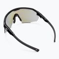 GOG Fahrradbrille Argo schwarz/grau/polychromatisch blau E507-1 2