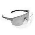 GOG Fahrradbrille Argo matt grau / schwarz / silber verspiegelt E506-1 6