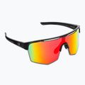 Fahrradbrille GOG Athena mattschwarz / mehrfarbig rot E508-1