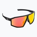 GOG Fahrradbrille Ares mattschwarz / mehrfarbig rot E513-1P