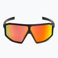 GOG Fahrradbrille Ares mattschwarz / mehrfarbig rot E513-1P 3