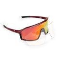 GOG Fahrradbrille Odyss matt bordeaux / schwarz / mehrfarbig rot E605-4