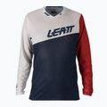 Leatt MTB 4.0 Ultraweld Herren Radtrikot weiß und marineblau 5021120400