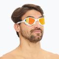 Schwimmbrille BuddySwim OzeanX Mirror white / orange 2