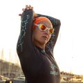 Schwimmbrille BuddySwim OzeanX Mirror white / orange 3