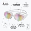 Schwimmbrille BuddySwim OzeanX Mirror white / iridium 4