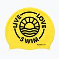 Schwimmkappe BuddySwim LLS2 Silicone yellow