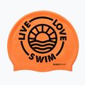 Schwimmkappe BuddySwim LLS2 Silicone orange