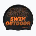 Schwimmkappe BuddySwim TSO Silicone black / orange