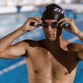 Schwimmbrille ZONE3 Volare Streamline Racing black/red/silver polarisiert verspiegelt revo 3