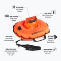 Rettungsboje BuddySwim Hydrastation 10 l orange 2