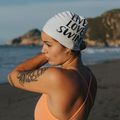 Schwimmkappe BuddySwim CSW Silicone white 2