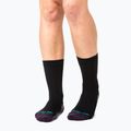 Damensocken Bridgedale Lightweight Merino Performance Boot Original black/purple 5