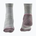 Damen-Trekkingsocken Bridgedale Hike Ultralight Performance Crew aubergine 2