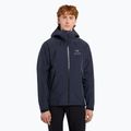 Herren Arcteryx Beta LT Regenjacke schwarz saphir