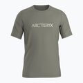 Herren Arcteryx Ionia Merinowolle Arc'Word Logo forage T-shirt 6