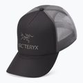 Arcteryx Bird Word Trucker Curved schwarz/graphit Baseballmütze