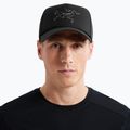 Arcteryx Bird Trucker Gebogene Kappe schwarz 5