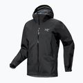 Herren Arcteryx Beta Regenjacke schwarz 7