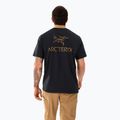 Herren-Shirt Arcteryx Kragg Sl Cotton Bird Word 24k black 2