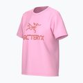 Damen-T-Shirt Arcteryx Kragg SL Cotton Heatmap Crew pineberry 3