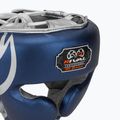Rival RHG100 Professional Headgear blau/silberner Boxhelm 4