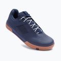 Herren Plateau Radschuhe Crankbrothers Stamp Lace navy blau und braun CR-STL04281A105