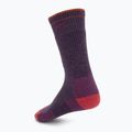 Damensocken Darn Tough Hiker plum heather 2