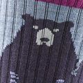 Damenstrümpfe Darn Tough Bear Town Micro Crew Cushion lila 2