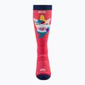 Skisocken für Kinder Darn Tough Magic Mountain OTC Midweight with Cushion w/ Padded Shin raspberry 2