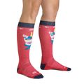 Skisocken für Kinder Darn Tough Magic Mountain OTC Midweight with Cushion w/ Padded Shin raspberry 3