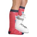 Skisocken für Kinder Darn Tough Magic Mountain OTC Midweight with Cushion w/ Padded Shin raspberry 4