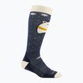 Skisocken für Kinder Darn Tough Polar Bear OTC Midweight with Cushion w/ Padded Shin blue